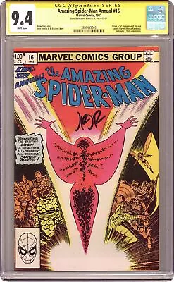 Buy Amazing Spider-Man Annual #16 CGC 9.4 SS Romita Jr. 1982 3886455003 • 208.83£