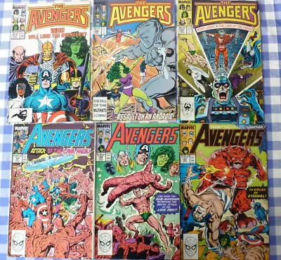 Buy The Avengers # 279,286,287,305,306,307 (1987-89) Bundle X6 • 15£