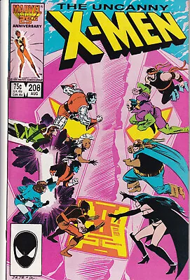 Buy THE UNCANNY X-MEN Vol. 1 #208 August 1986 MARVEL Comics - Nimrod • 18.96£