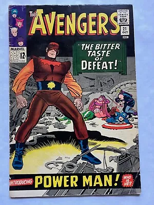 Buy Avengers 21 Marvel Comics 1st Appearance Power Man 1965 Good/Very Good • 15.89£