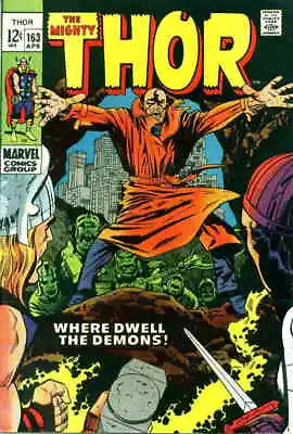 Buy Thor #163 VG; Marvel | Low Grade - Adam Warlock Cameo April 1969 - We Combine Sh • 35.67£