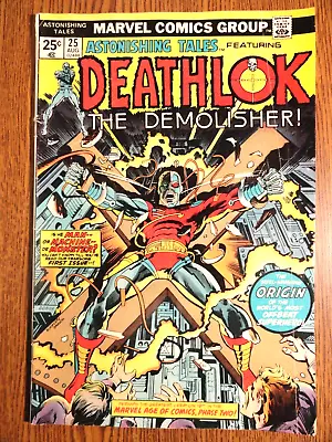 Buy Astonishing Tales #25 Buckler Key 1st Deathlok The Demolisher & Origin Marvel • 66.72£