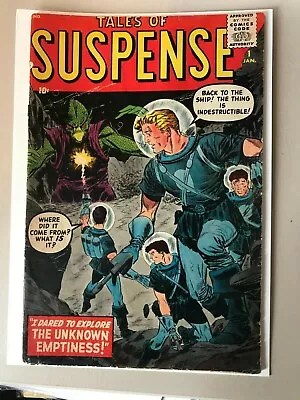 Buy Tales Of Suspense 1 Atlas Comics 1959 Ditko Buscema Heck,very Rare First Issue • 850£