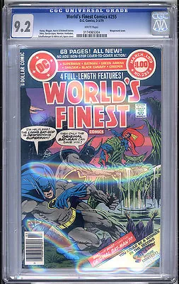 Buy World's Finest #255 CGC NM- 9.2 Superman Batman • 79.95£