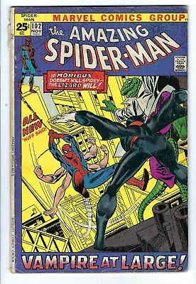 Buy Amazing Spider-Man #102 VG 2nd App. Of Morbius :)   • 51.88£