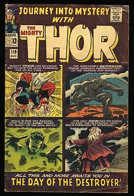 Buy Journey Into Mystery #119 VG+ 4.5 1st Hogun Fandrall And Volstagg! Marvel 1965 • 26.96£
