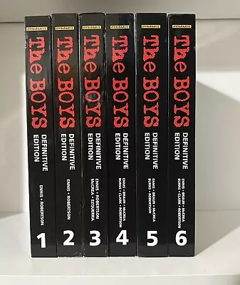 Buy The Boys Definite Edition Volume 1-6 Complete Hardcover Collection With Slipcase • 1,878.87£