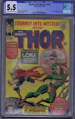 Buy Journey Into Mystery #108 Marvel 1964 CGC 5.5 (FINE -) DOCTOR STRANGE X-OVER • 118.25£