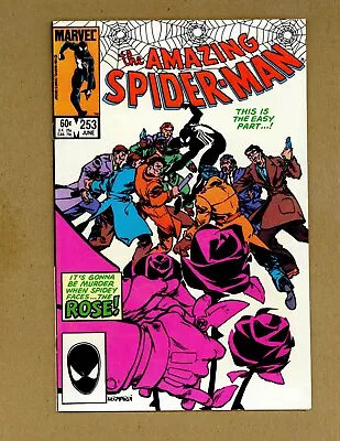 Buy Amazing Spider-Man 253 (FVF) 1st App Rose! Tom DeFalco 1984 Marvel Comics X238 • 12.74£