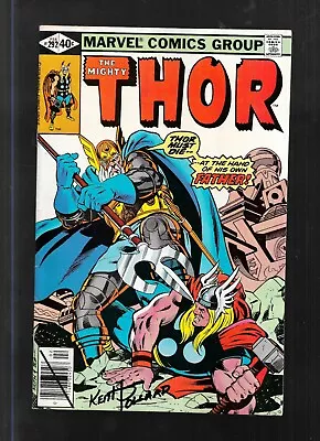 Buy Thor 292 1980 MARVEL Signed Keith Pollard Mid-Ohio Con • 7.99£