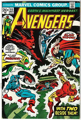 Buy Marvel Comics Avengers (1973) #111 Key Issue Black Widow Joins As Member • 14.20£