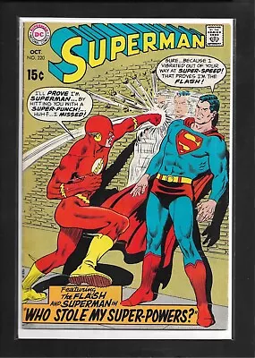 Buy Superman #220 (1969): Curt Swan Cover Art! Silver Age DC Comics! FN/VF (7.0)! • 32.10£