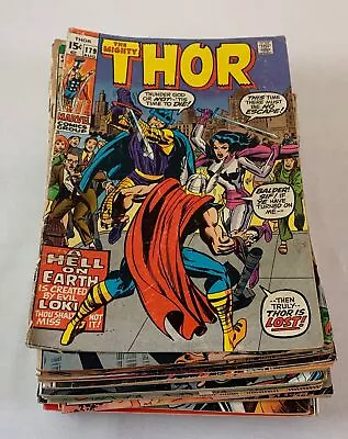 Buy 1970s Marvel MIGHTY THOR Lot Of 33 Issues~ #179 221 224 226 227 232 233 235+MORE • 110.65£