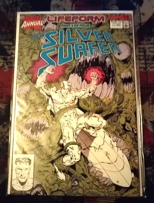 Buy Silver Surfer Annual #3  1990 Marvel Comics U.s Mint & Bagged • 1.49£