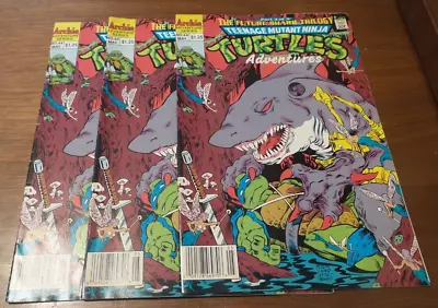 Buy Teenage Mutant Ninja Turtles Adventures #44 Newsstand Lot Of 3 (1993) • 20.08£