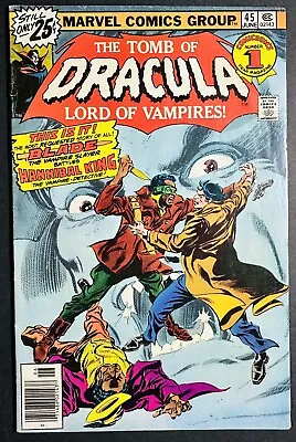 Buy Tomb Of Dracula # 45 - Blade App. - 1st Deacon Frost! MARVEL Comics 1976 Horror! • 31.97£