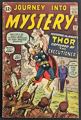 Buy US - Journey Into Mystery 84 - 2nd App THOR - Marvel Comics, Stan Lee Jack Kirby • 731.51£