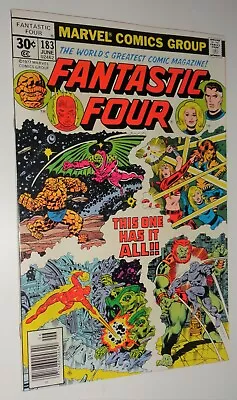 Buy Fantastic Four #183 Nm 9.4 White 1977  Annihilus • 26.49£