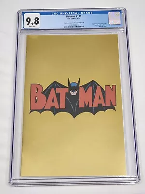 Buy Batman #121 Facsimile Gold Foil CGC 9.8 1st App Of Mr. Freeze • 59.30£