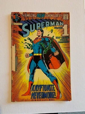 Buy Superman 233 Classic Neal Adams Cover DC Comics 1971 Restored Original • 10.24£