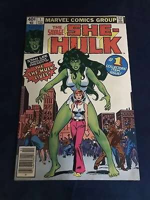 Buy Savage She-Hulk #1 NEWSSTAND Origin & 1st App. Marvel Comics 1980. 🔥 • 70.18£