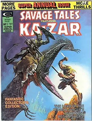 Buy Savage Tales Magazine  ANNUAL  # 1   VERY FINE    1975   See Creator Names Below • 23.99£