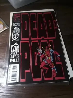 Buy Deadpool The Circle Chase #1 1st Solo Series Direct Edition Marvel 1993 • 35.98£