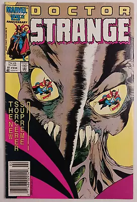 Buy Doctor Strange #81 ~ Marvel 1987 ~ NEWSSTAND ~ 1st App Rintrah! ~ Last Issue!! • 16.08£