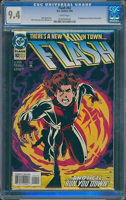 Buy Flash #92 1994 CGC 9.4 White Pages! • 63.25£