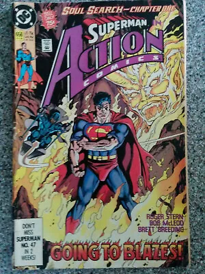 Buy SUPERMAN ACTION COMICS #656  Going To Blazes  - DC Comics • 1.25£