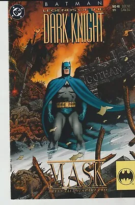 Buy Dc Comics Batman Legends Of The Dark Knight #40 (1992) 1st Print Vf • 3.95£