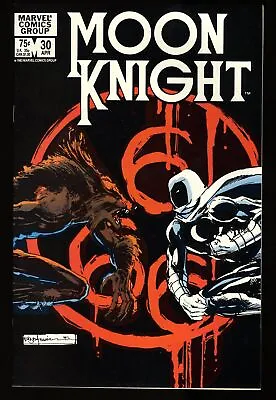 Buy Moon Knight #30 NM/M 9.8 Werewolf! Moonwraith Three Sixes! Beast! Marvel 1983 • 46.63£