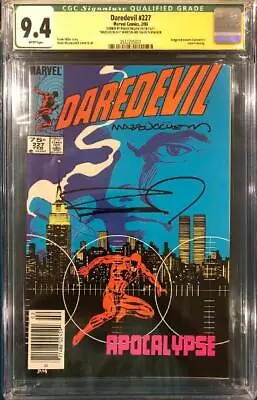 Buy Frank Miller & David Mazzucchelli Signed Daredevil 227 Cgc 9.4 Comic Book Cbcs • 1,185.90£