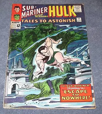 Buy Tales To Astonish #71 (1965) VG (4.0 | Sub-Mariner -  Escape To Nowhere  • 11.82£