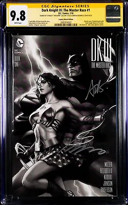 Buy Dark Knight Iii The Master Race #1 Sketch Signed By Artgerm +1 Cgc Ss 9.8! Dc • 278.01£