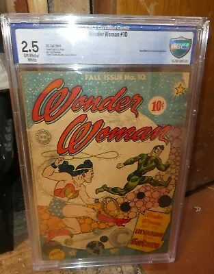 Buy Dc Comics Golden Age Wonder Woman 10 CBCS Justice League America Batman 1944 • 806.39£