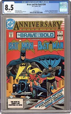 Buy Brave And The Bold #200 CGC 8.5 1983 4212557013 1st Batman And The Outsiders • 42.69£