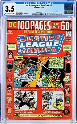 Buy Justice League Of America #111 CGC 3.5 OW To W 1st App. Libra/herald Of Darkseid • 47.50£