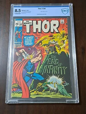 Buy Thor 188 Cbcs 8.5  Origin And Death Of Infinity • 92.37£