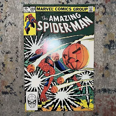 Buy The Amazing Spider-Man #244 (Sept. 1983, Marvel) NM (9.4) 3rd. Hobgoblin App.! • 15.80£