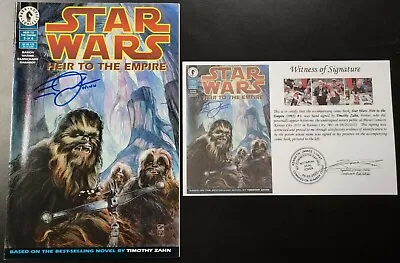 Buy Star Wars: Heir To The Empire (1995) #3 SIGNED By Timothy Zahn W/ Notarized WOS • 57.79£