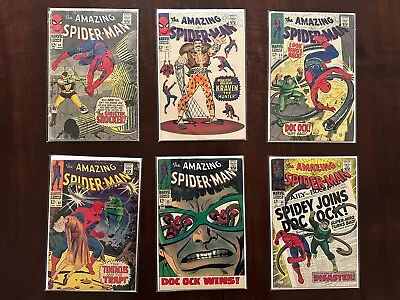 Buy AMAZING SPIDER-MAN Silver Age Lot Of 6 #46, 47, 53, 54, 55, 56 • 308.80£