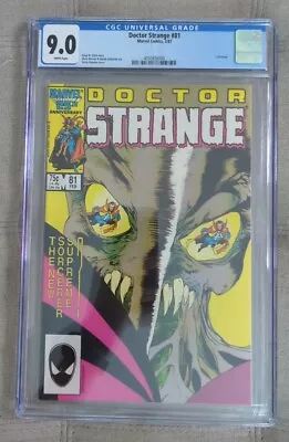 Buy Doctor Strange #81 CGC 9.0-1st Appearance Of Rintrah-Last Issue Of Series • 55.30£