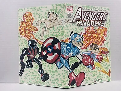 Buy Avengers Invaders 1, Full Color Remarked And Signed By Kevin Greaves DF COA 6/76 • 59.47£
