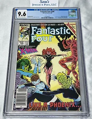 Buy Fantastic Four # 286 CGC 9.6 OWWP {1986} John Byrne=Newstand=Return Of Jean Grey • 79.02£
