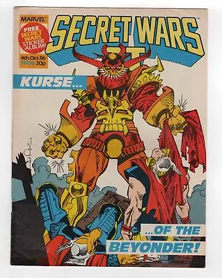 Buy 1985 Marvel Super Heroes Secret Wars Ii #6 Thor #363 Beta Ray Bill Key Rare Uk • 35.97£