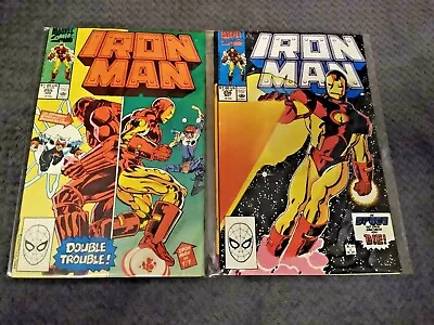 Buy IRON MAN #255,256 VF Lot 1990 Marvel Comics - Crimson Dynamo • 4.79£