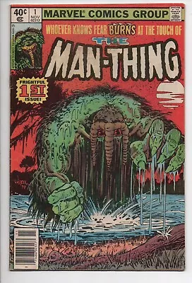 Buy The Man-Thing 1 Marvel Comic Book 1979 Frightful 1st Issue Burns At The Touch • 13.58£