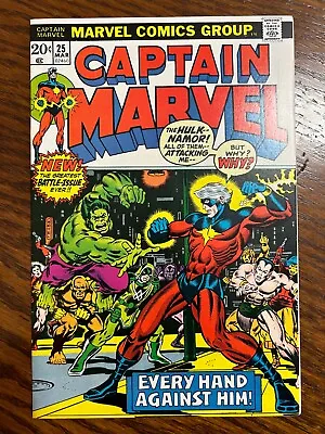 Buy Captain Marvel (1968) #25 Nm Near Mint Thanos • 112.59£