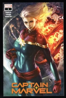 Buy Captain Marvel #1 Stanley Lau Artgerm Walmart Exclusive Long Hair Variant NM • 11.15£
